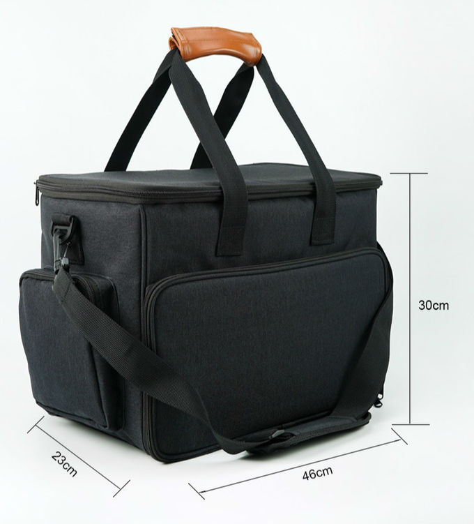 Waterproof 30cm Travel Dog Food Bag Cationic Polyester