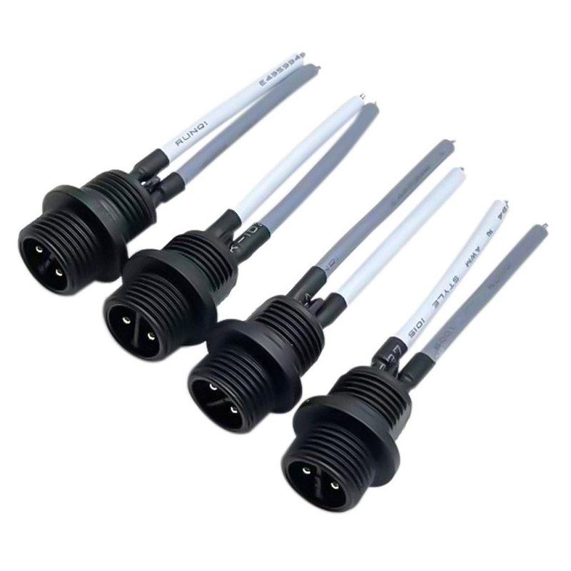 M12 Rear Panel Waterproof Panel Mount Connector Welds
