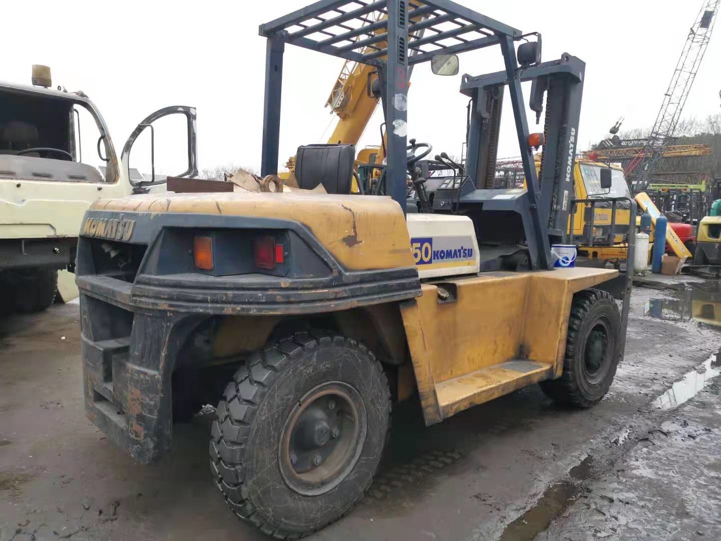 FD50-6 5 Ton Diesel Used Komatsu Forklift 1450mm Width