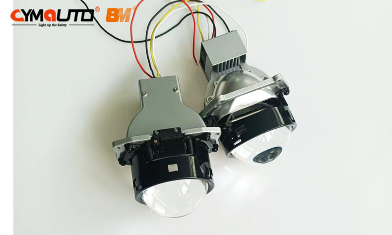 66W 3.0 Inch Car Headlight Bulb Bi Led Projector Lens 3 years Warranty