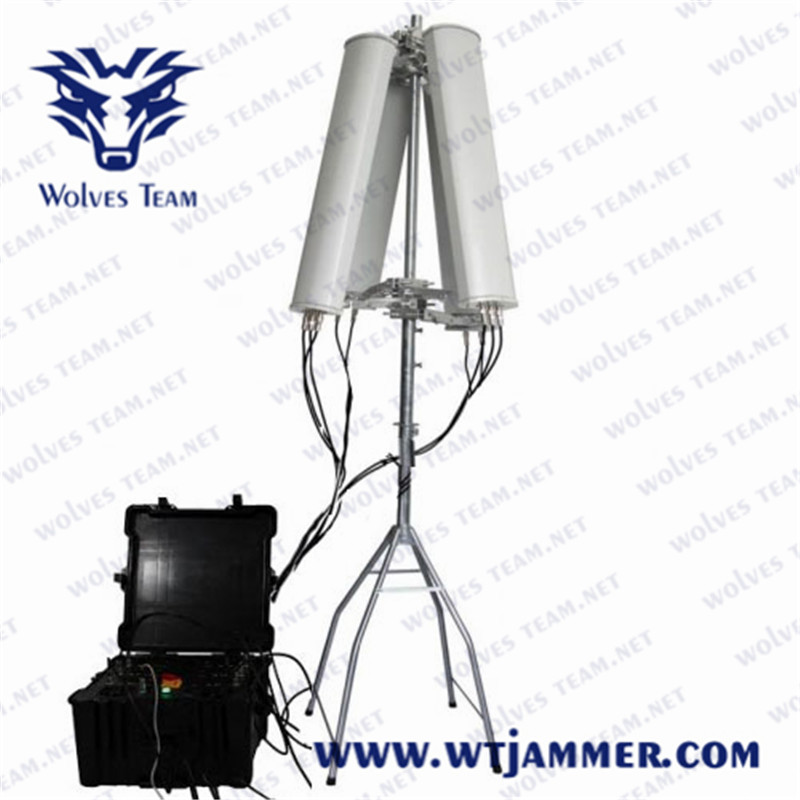 12 Bands Full Frequency 500m 900w Cell Phone Jamming Device
