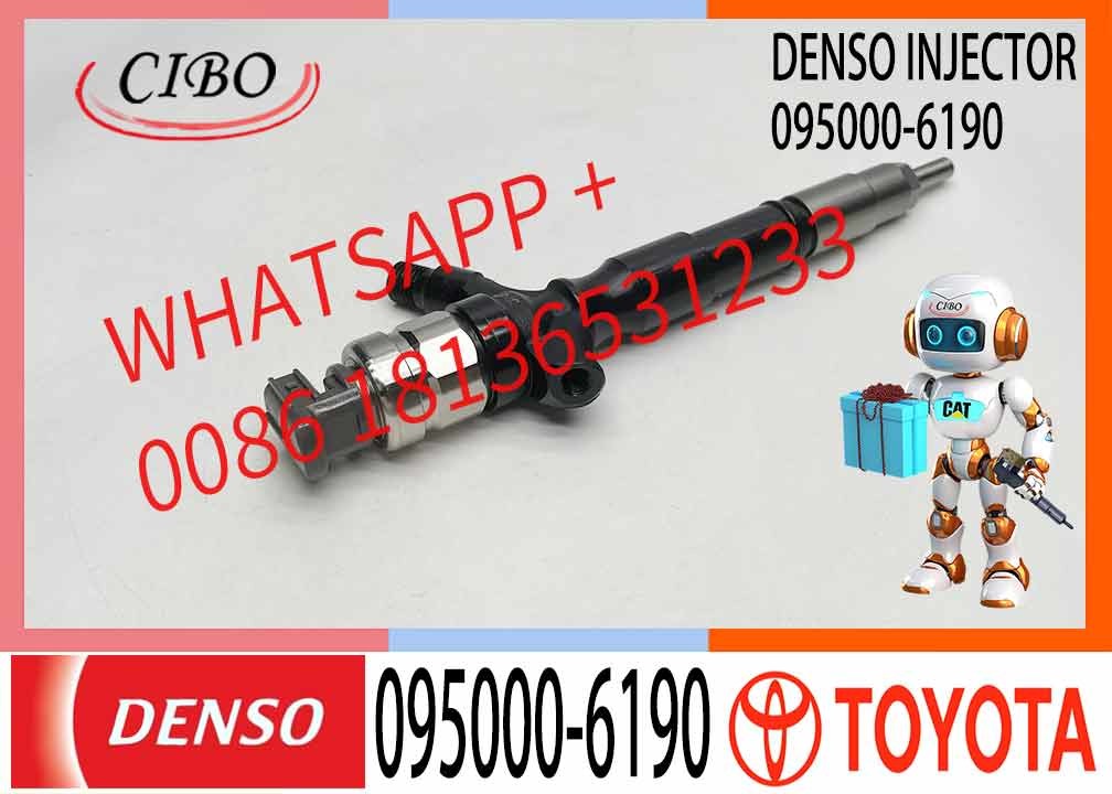 common rail fuel injector 095000-6190 23670-30100 for Toyota