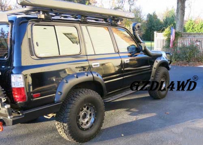 ABS Material 4x4 Wheel Arch Flares For Toyota Land Cruiser 80 Series 1990-1998