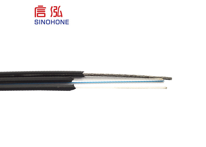 FTTH 1 Km Fiber Optic Cable , Fiber Optic Network Cable High Durability
