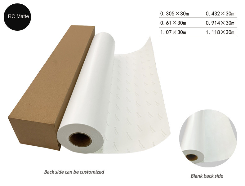 24" Resin Coated Photo Paper 200gsm Luster Waterproof Warm White