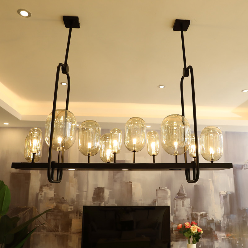 Rectangle Vintage Pendant Lights For Indoor Farmhouse Kitchen Bar Lighting Decor (WH-VP-52)