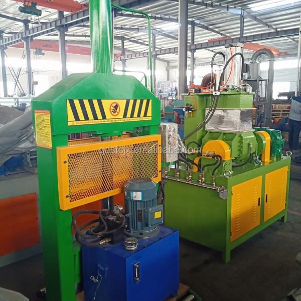 XQL-125 Hydraulic Rubber Bale Cutter / Rubber Cutting Machine