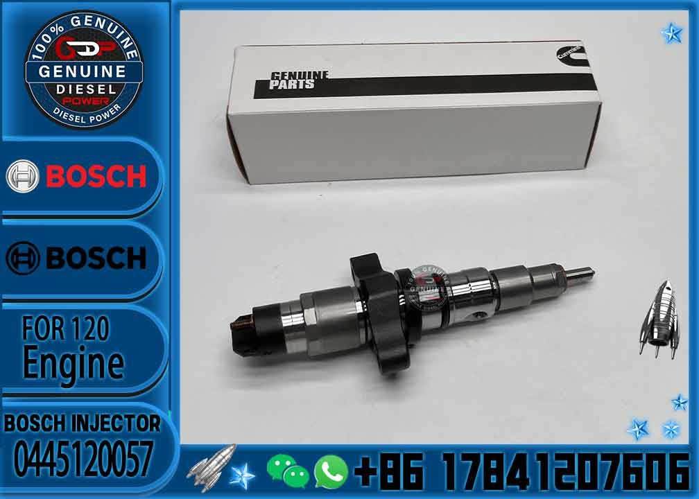 0445120057 0986435552 Common Rail Fuel Injector For Cu-Mmins Engine QSB6.7 0 445 120 057 2854608 504091505 For I-VECO Re