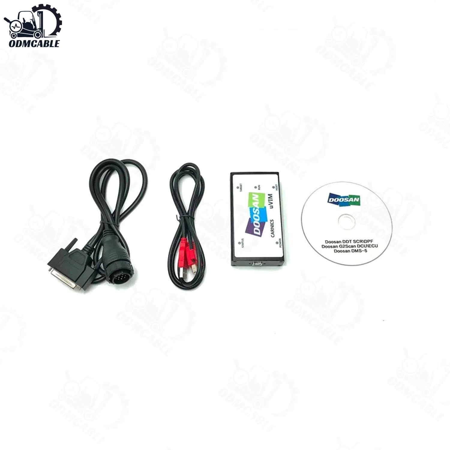 CF54 Laptop + For Doosan Diagnostic Tool DOOSAN Uvim Engine Fault Detector DDT SCR DPF DCU ECU Excavator Scanner Tool