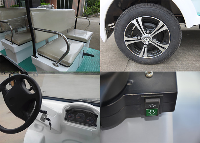 Free Maintenance Battery 72V Motor 8 Seater Electric Sightseeing Bus For Public Transportation