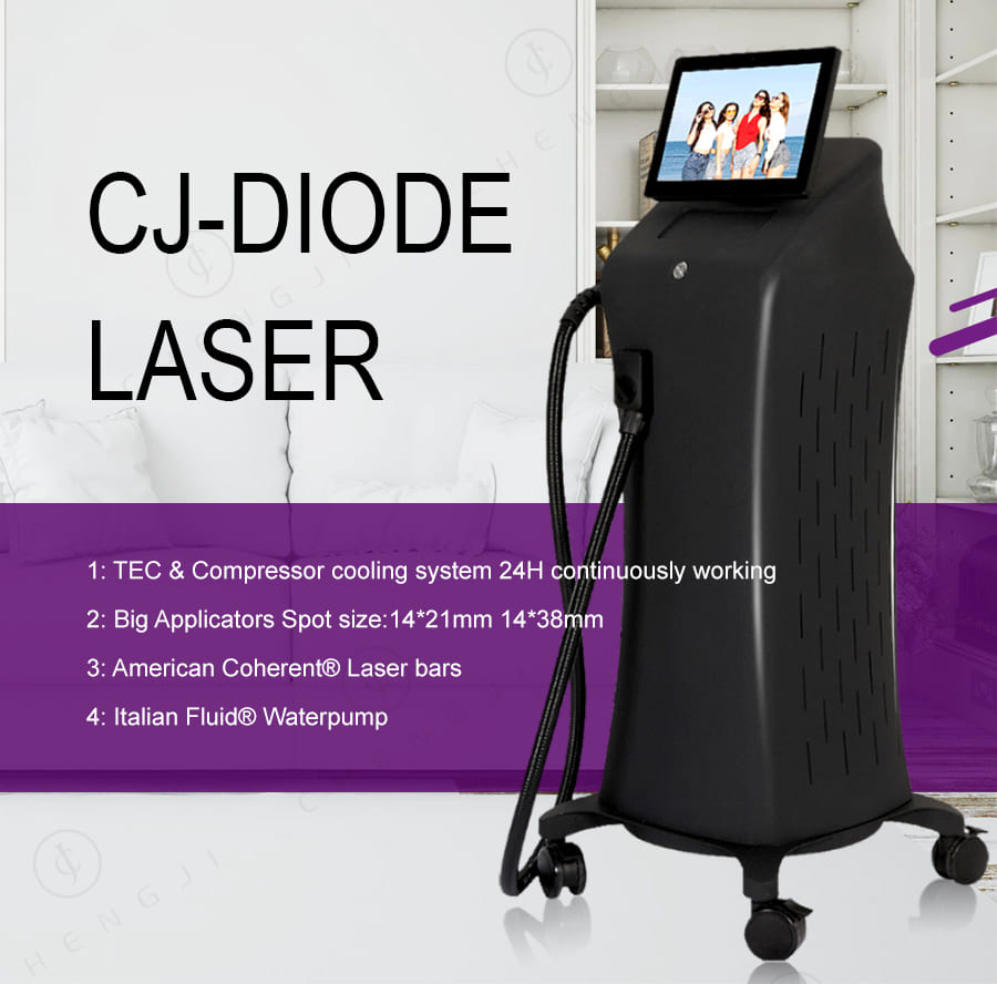 Ice Titanium Laser Removal Machine 755 808 1064nm Laser Hair Reduction Machine Triple Wave