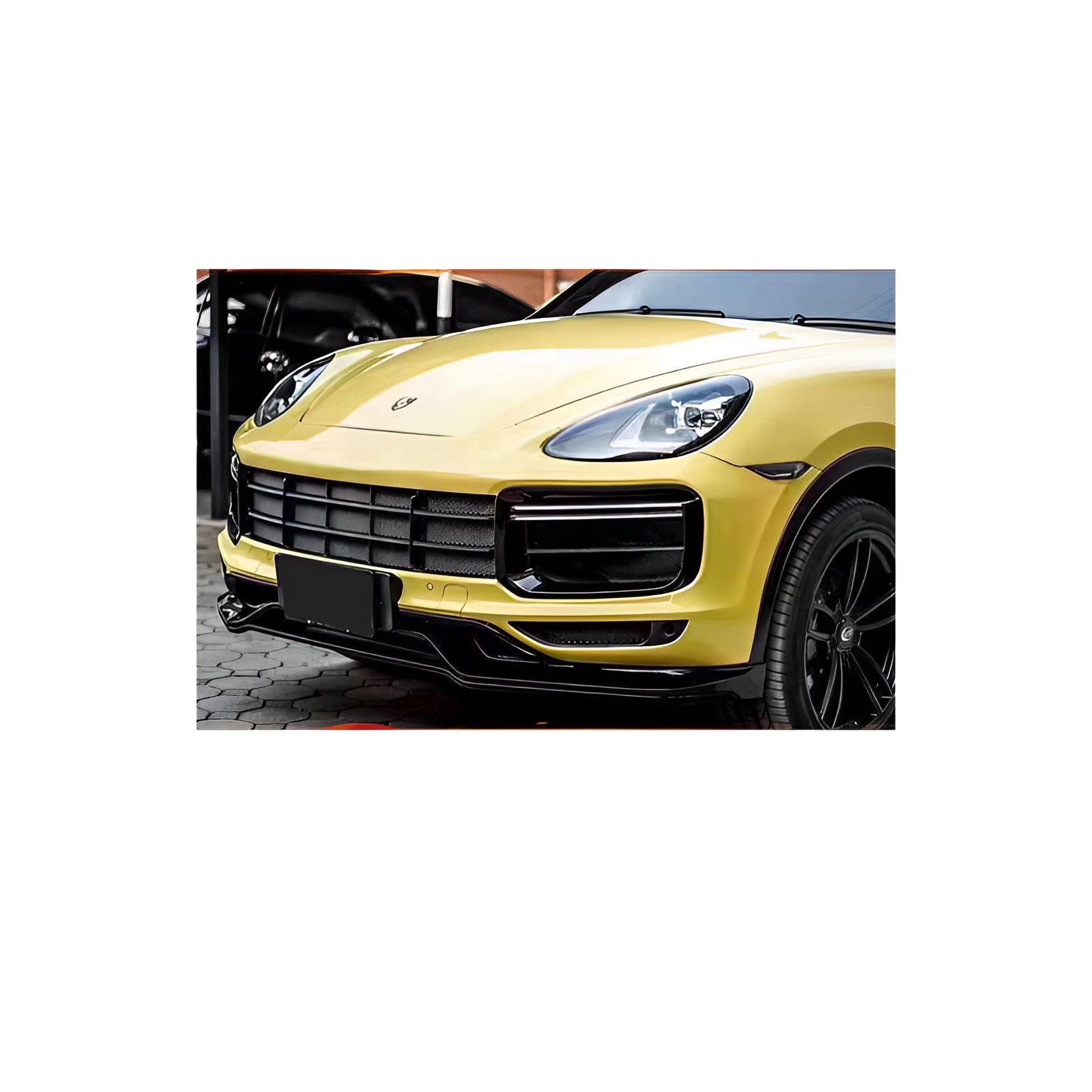 9y0 Front Bumper Headlights For Porsche Cayenne 2011-2014 958.1 Turbo Type Led Cosmetic Headlights