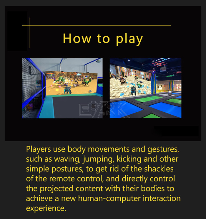 3D Projection Trampoline Indoor Children'S Play Equipment AR Interactive