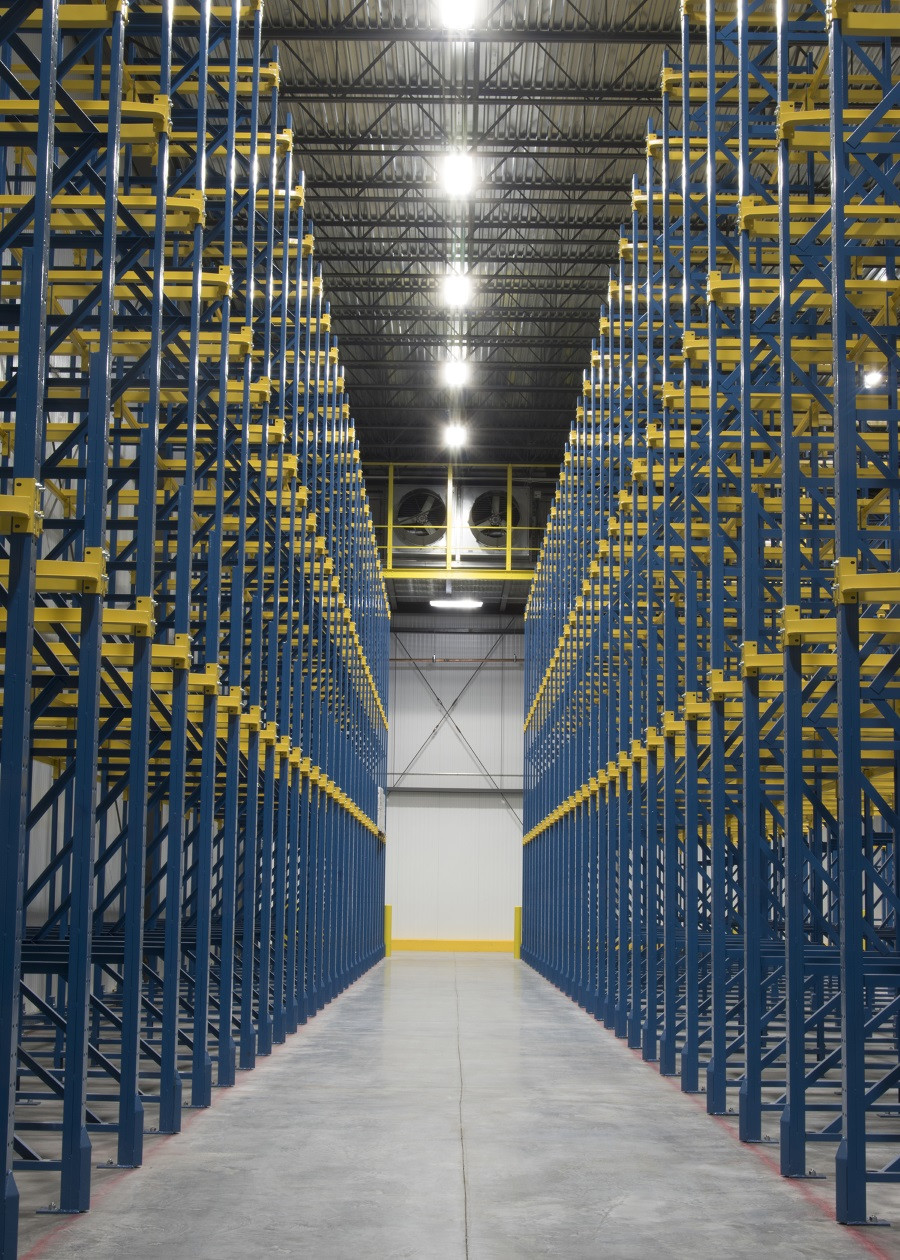 Heavy Duty Push Back Shelf Racking Drive In Pallet Roller Rack System For Warehouse