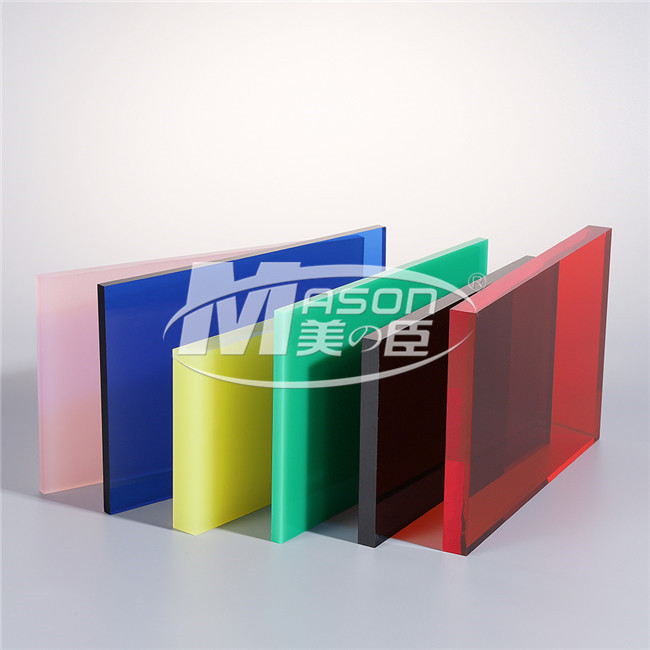 Rainbow Color Acrylic Sheet Plates High Gloss Impact Resistance