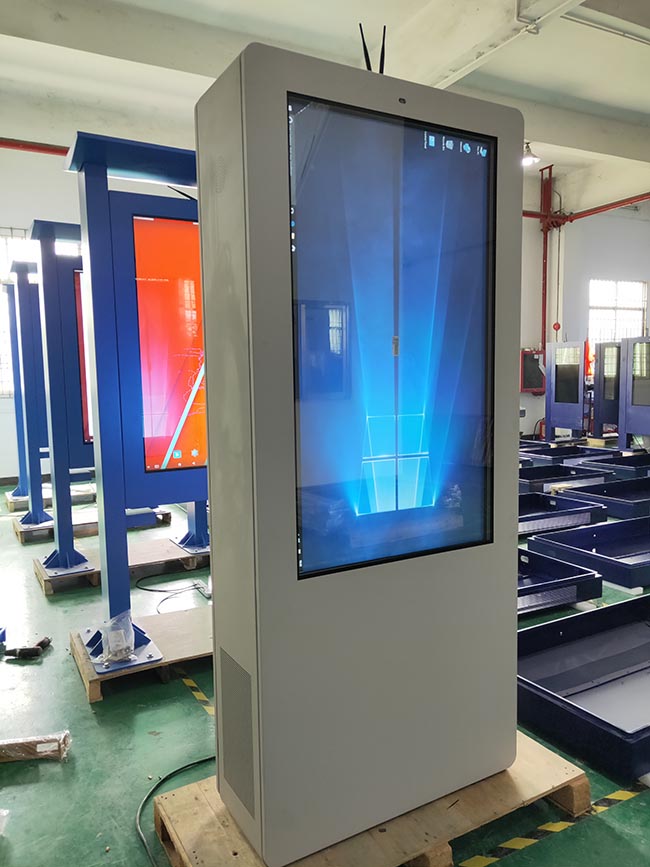 Double Sided Dual Screen Lcd Advertising Outdoor Dual Screen Digital Two Side 5m 5 Inch Outdoor Digital Display Screen