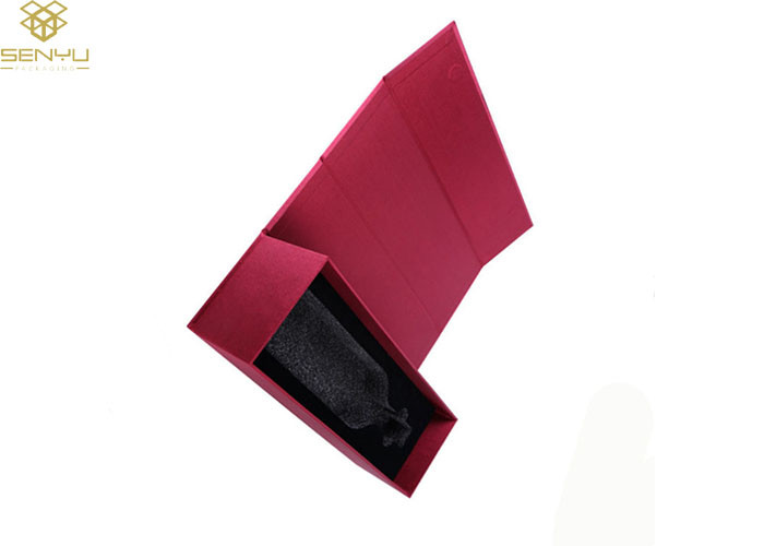 Wine Storage Boxes Cardboard 1200gsm Rigid Gift Handmade Size Customized