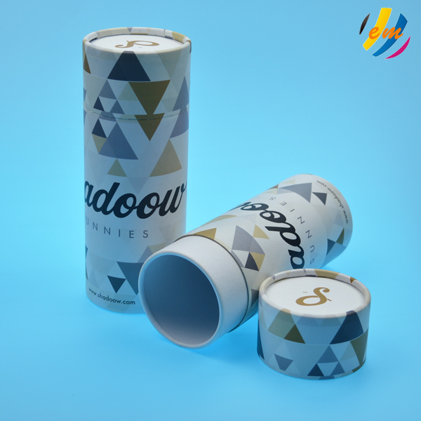 Push Up 3piece Telescope FDA Round Paper Tube Packaging
