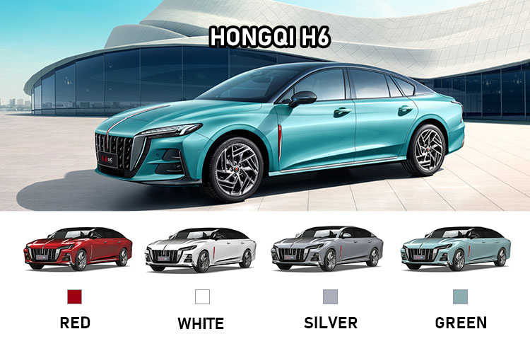 2023 HongQI H6 Zhen Zhen 2.0T 252 HP Gasoline Sedan with 540 Degree Reversing Camera