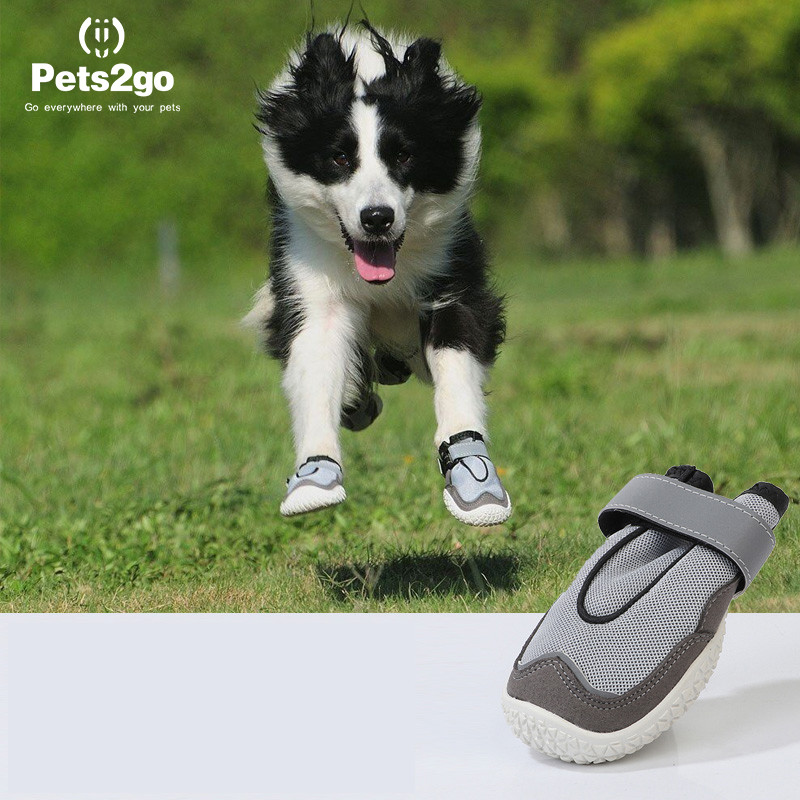 Breathable Mesh 23.5x7.2cm 500g Dog Running Shoes