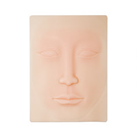 3D Permanent Makeup Practice Skin Silicone Mannequin Head Eyeliner Eyebrow Lips Permanent Makeup