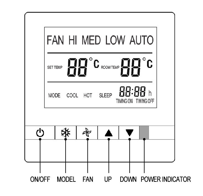 220V Electronic Room Thermostats Floor 0.3 Mpa Heating Room Thermostat