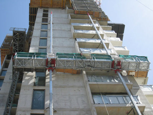 LTD10.0 630kgs 10m Mini Wire Rope Suspended Working Platform