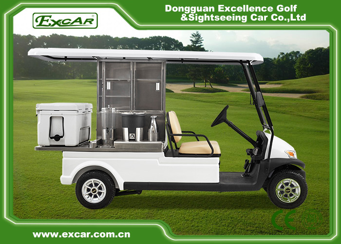 2 Seaters Electric Golf Carts , Steel Chassis Electric Golf Buggy