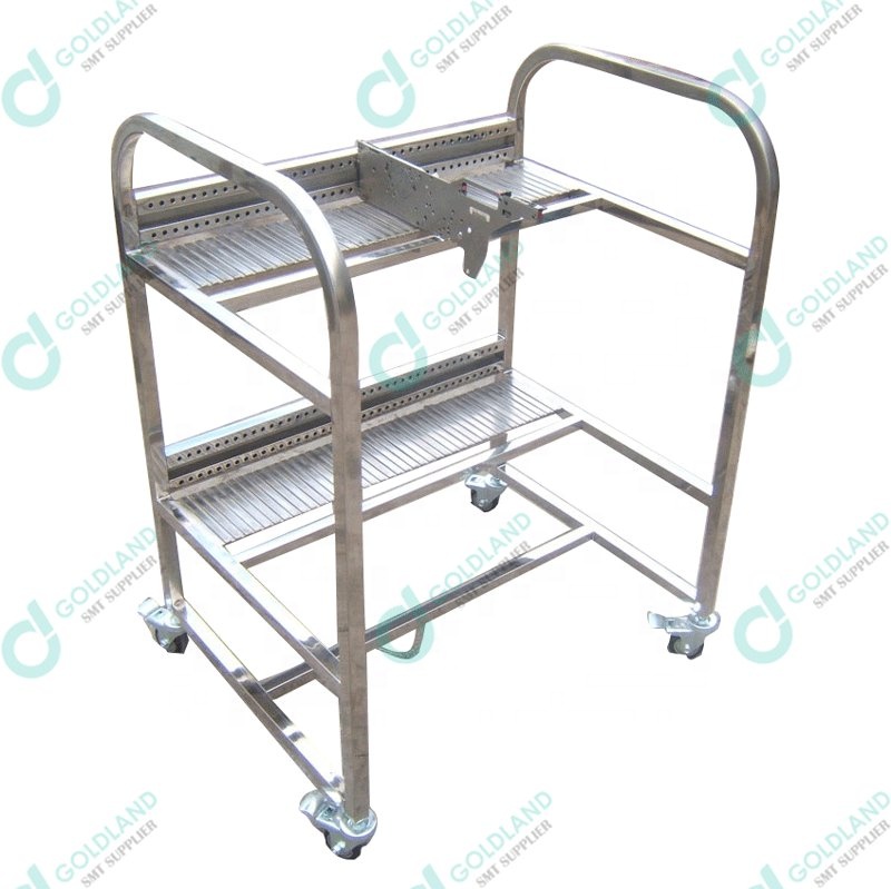 2 Layer Four wheel FUJI NXT Series SMT Feeder Carts