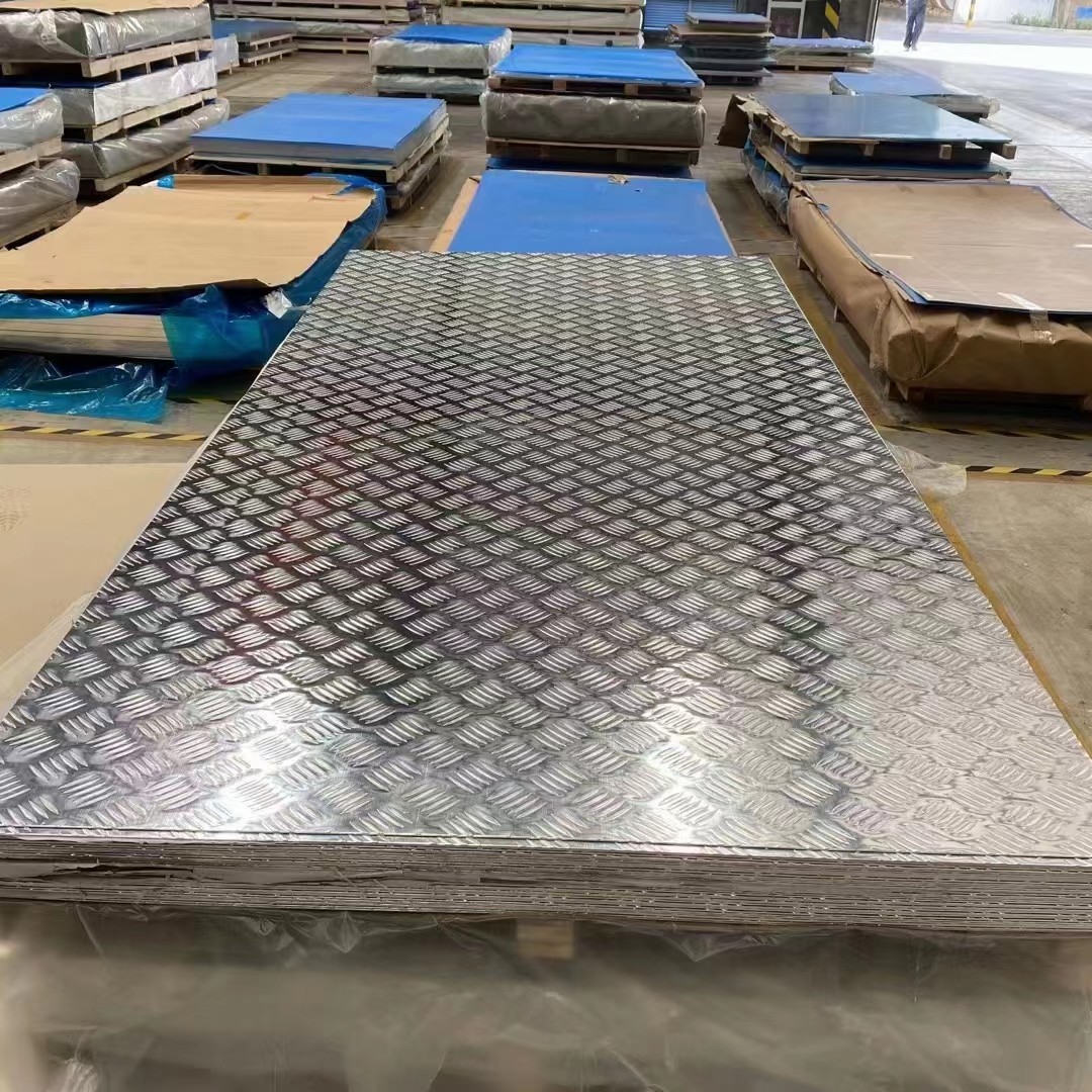 Embossed Aluminium Diamond Sheet 1050 1060 3003 5052 5754 Patterned Plate