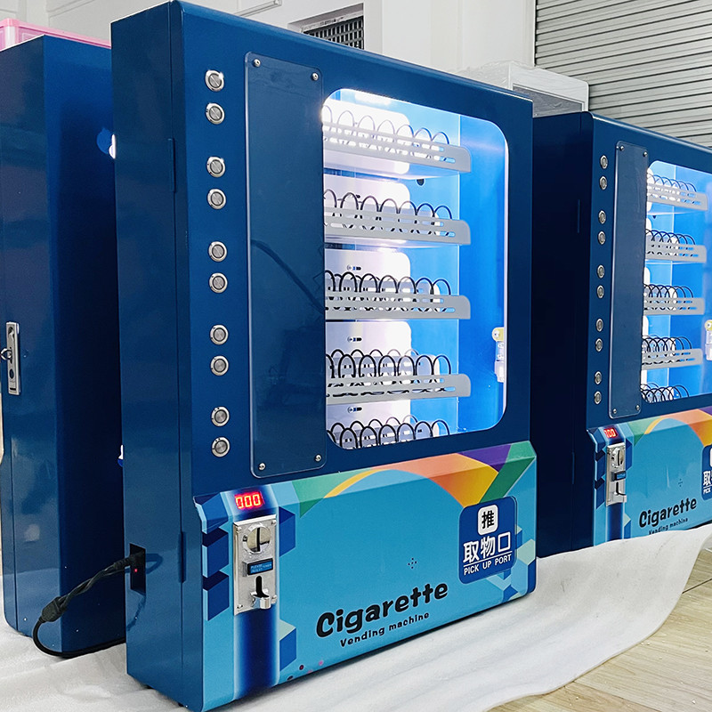 Coin Acceptor Cigarette Vending Machine With Coin Bill Acceptor Wall Mounted Vending Machine