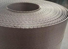 Long Security Wire Mesh Belt , Stainless Steel Flat Wire Conveyor Belt