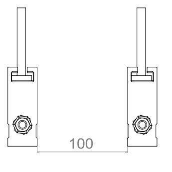 DCB01 black ElectroStatic Charging Bar needle distance 2cm for electrostatic adsorption Max input 60KV 10cm--300cm