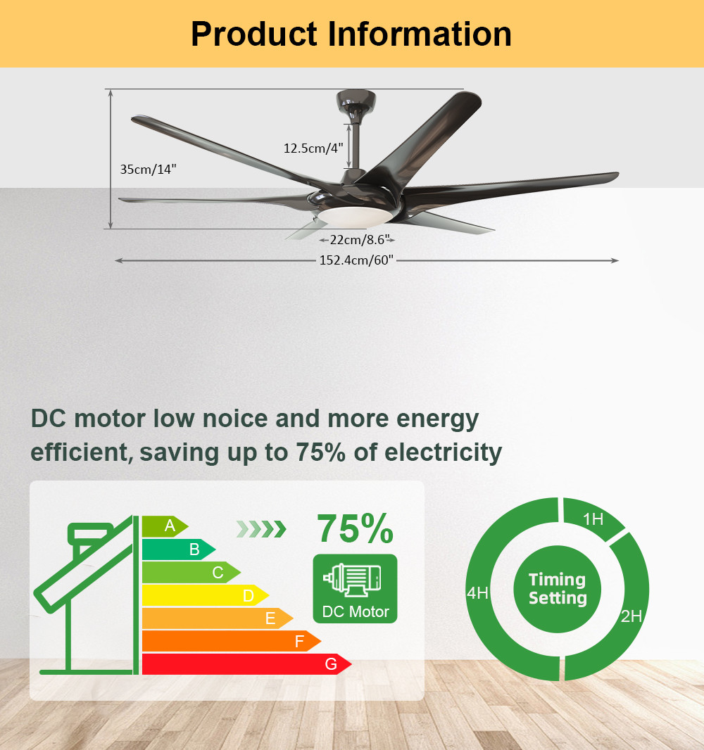 American Style Vintage Decorative Fan Ceiling 220v Winding Powered Ceiling Fan With Light