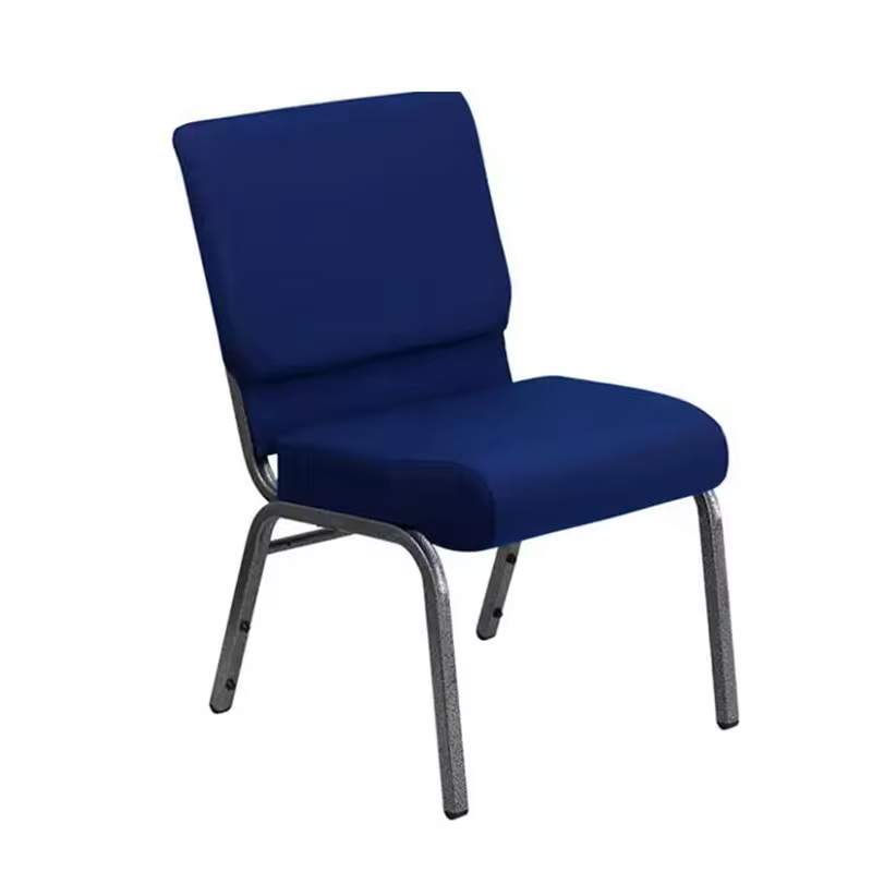 Theater Padded Church Chairs Navy Chairs For Church Fellowship Hall