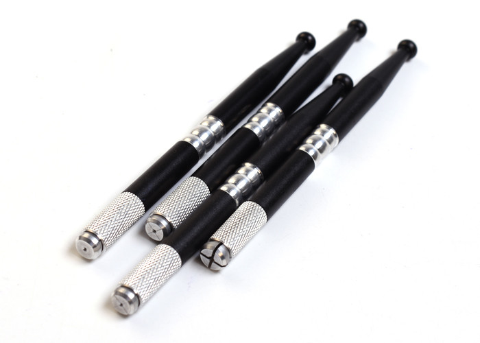 Black Microblading Manual Pen Permanent Makeup for Embroidery Eyebrow , Eyeliner
