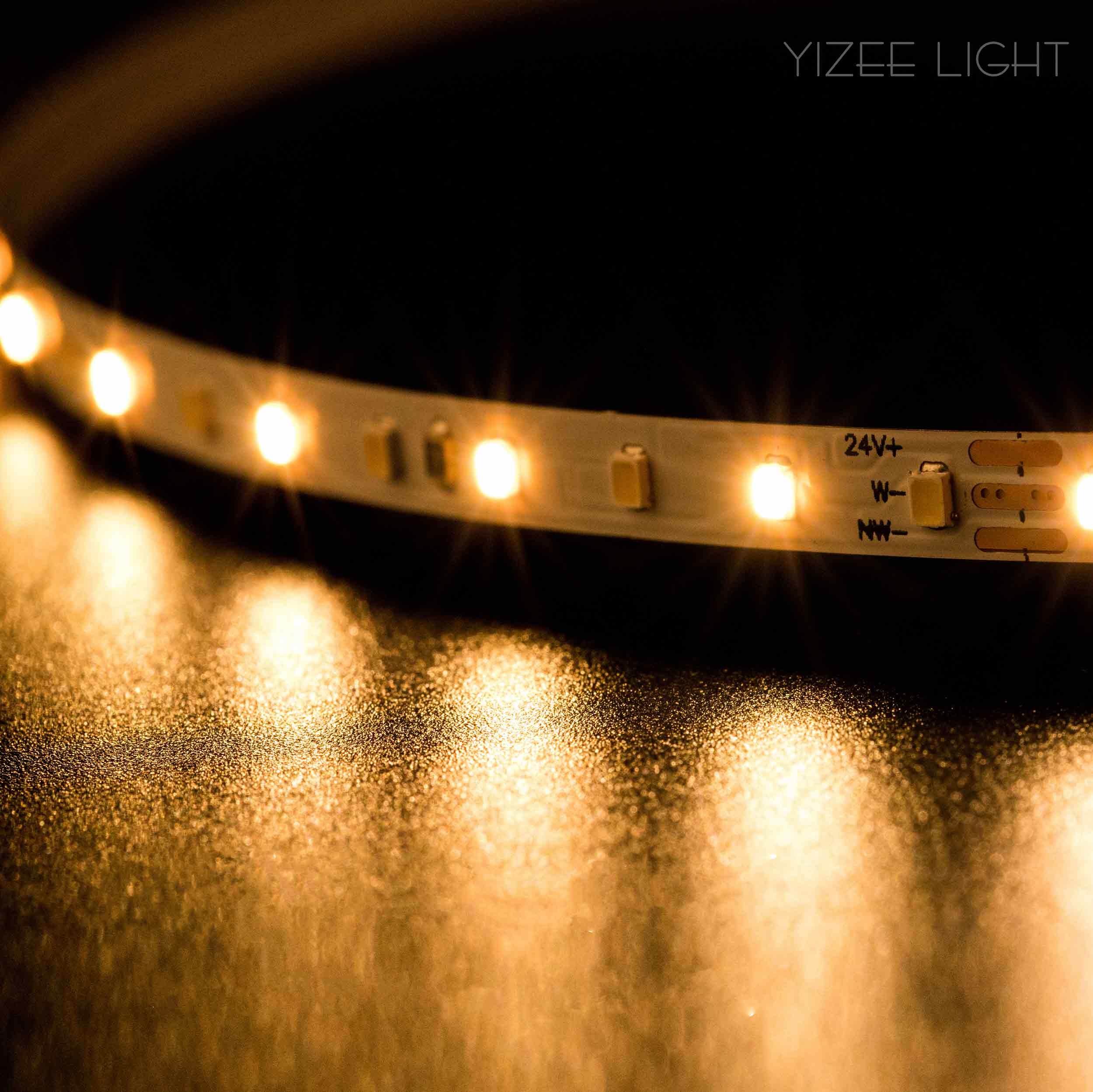 5mm 2700k CCT LED Strip Light 140LEDs/M 9.6W SMD2216 Commercial Led Strips