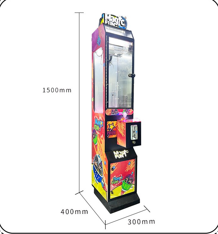 Medium Claw Arcade Vending Machine for Kids W30*D62*H170 Cm Coin Operated Age 8 Years
