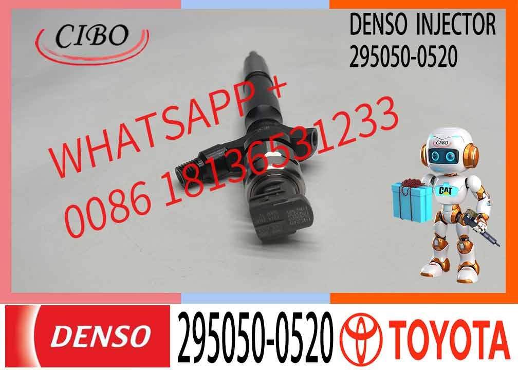 Good Selling 295050-0100 295050-0520 295050-0460 Diesel Injector Common Rail Fuel Injector Excavator 23670-09350 23670-39365