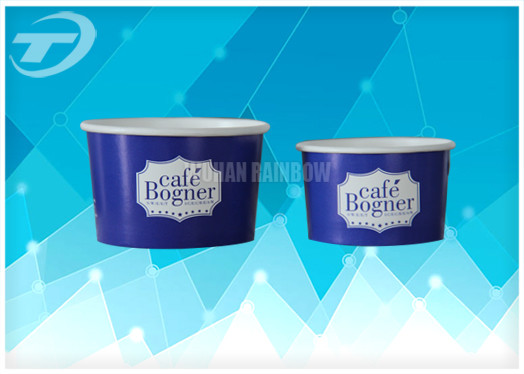 Offset Printing Paper Ice Cream Cups 100ml , 170ml , 200ml Takeaway Coffeae Cups