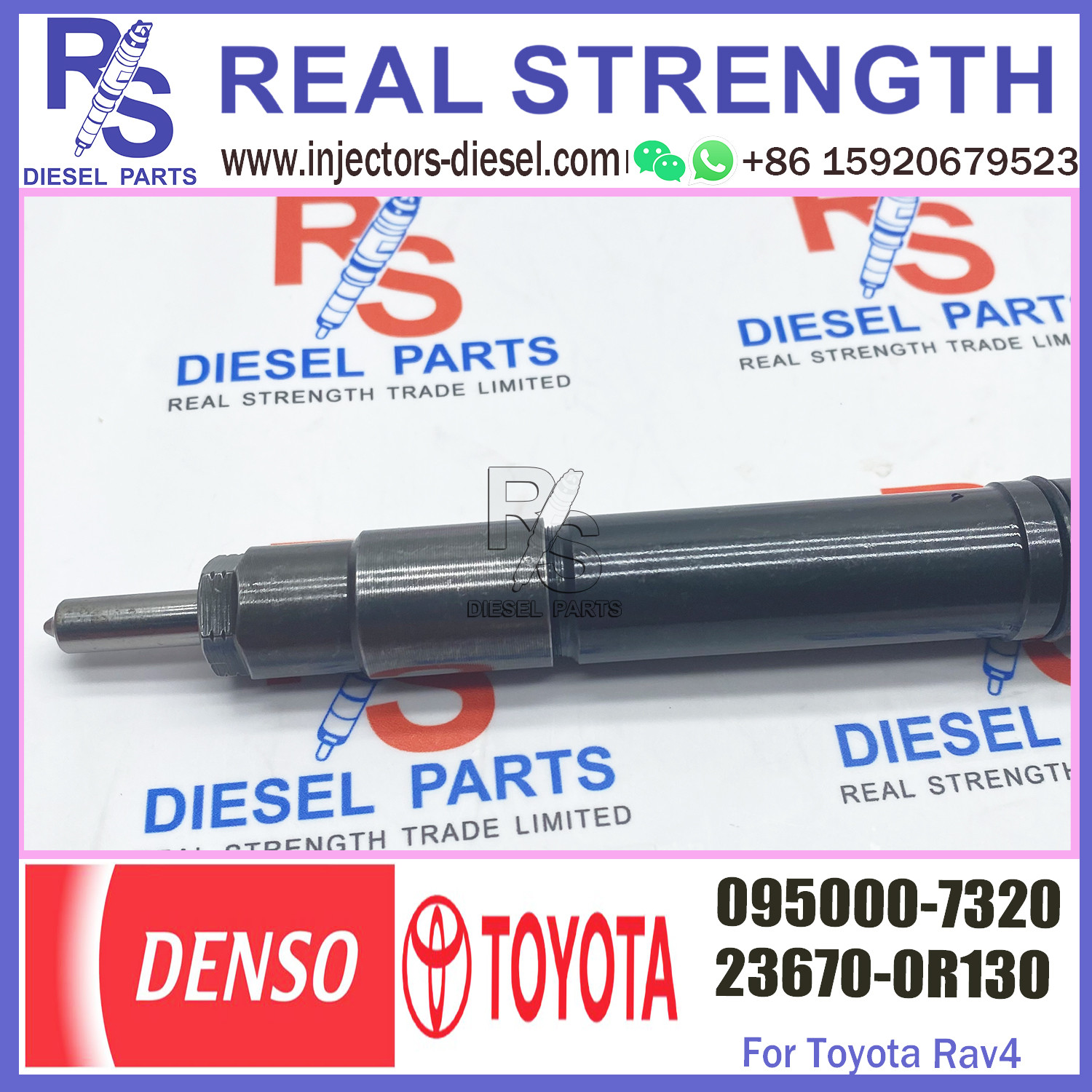 Diesel Fuel Injector 095000-7690 095000-7680 095000-7320 095000-7330 095000-6680 095000-6970 For TOYOTA 1AD-FTV 2AD-FTV