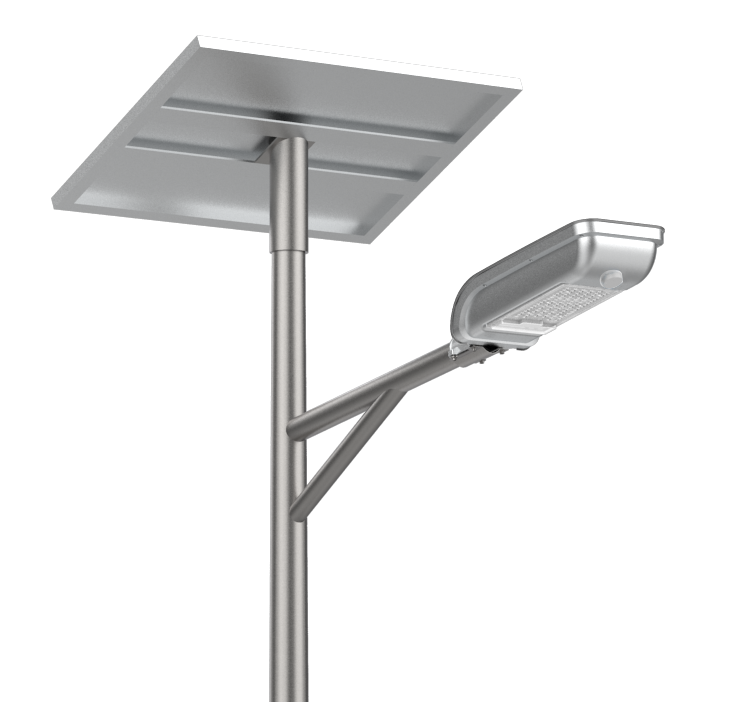 Parking Lot Fast Charging LED Outdoor Solar Street Light 180lm 6000K For Street Highway