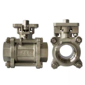 Buy cheap Pneumatic Threaded Ball Valve Investment Casting Ball Valve Stainless Steel product