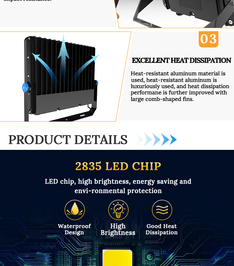 500 Watts Outdoor Football Led Sports Stadium Light Outdoor flood light led