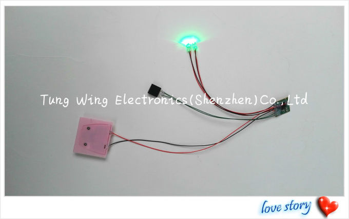 2 Colorful LED And 1 Button Flashing  LED Module with Beautiful Lights 4