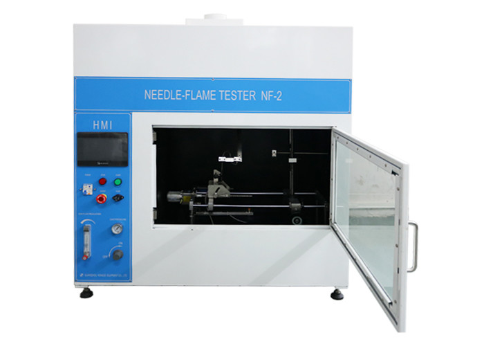 Needle - Flame Flammability Testing Equipment For Fire Hazard Testing 12mm Flame Height