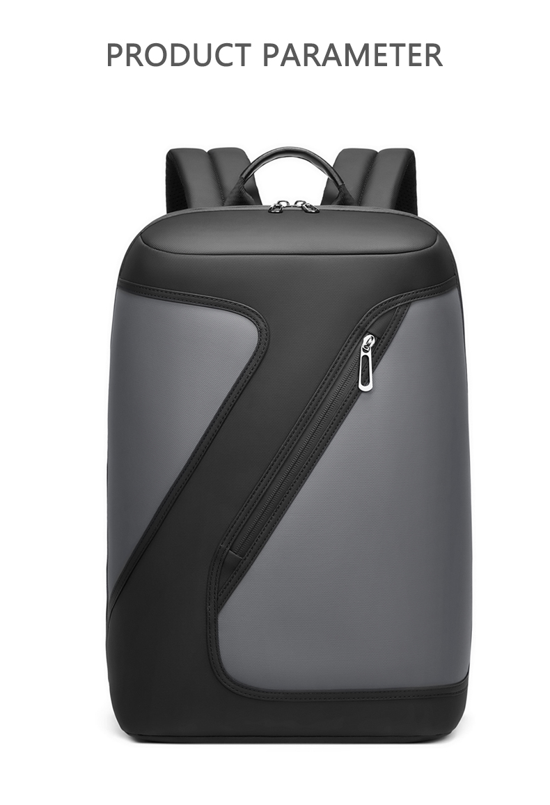 Polyester Black Anti Theft Waterproof Travel Laptop Backpack 20Litre