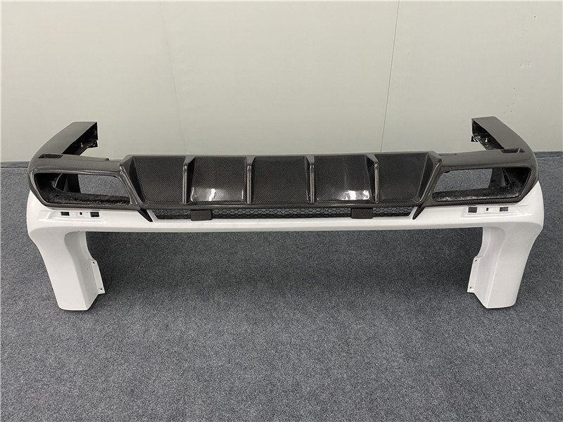 Body Kit for Benz Vito V260 FRP+ Carbon Fiber Materials Vito V260 Upgraded TOPCAR Style Front and Rear Bumper Body Kits