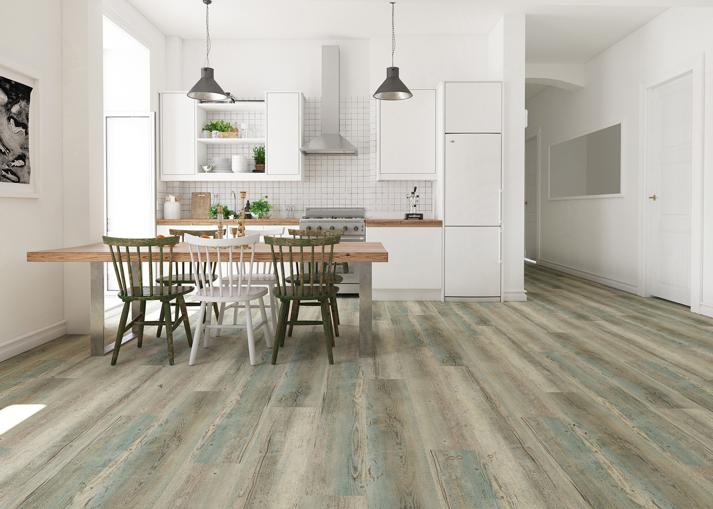 Unilin 4mm Non Slip SPC Luxury Flooring Waterproof GKBM FT-W29174-1