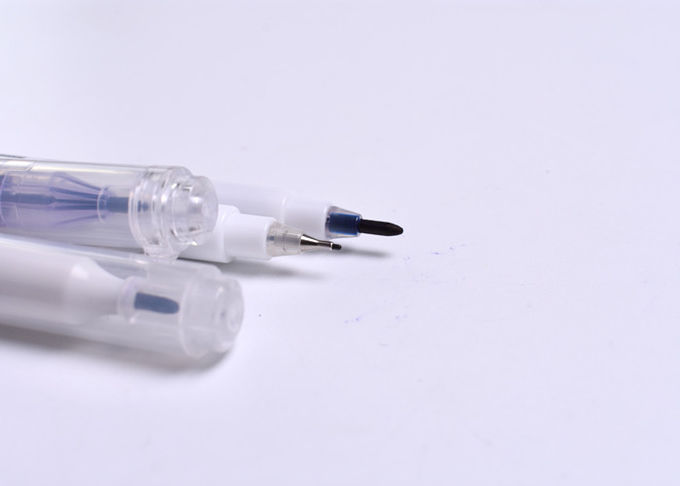 Non Toxic Surgical Tattoo Skin Marker Pen with Ruler for 3D Eyebrow Microblading Permanent Makeup Tattoo Marker Pen